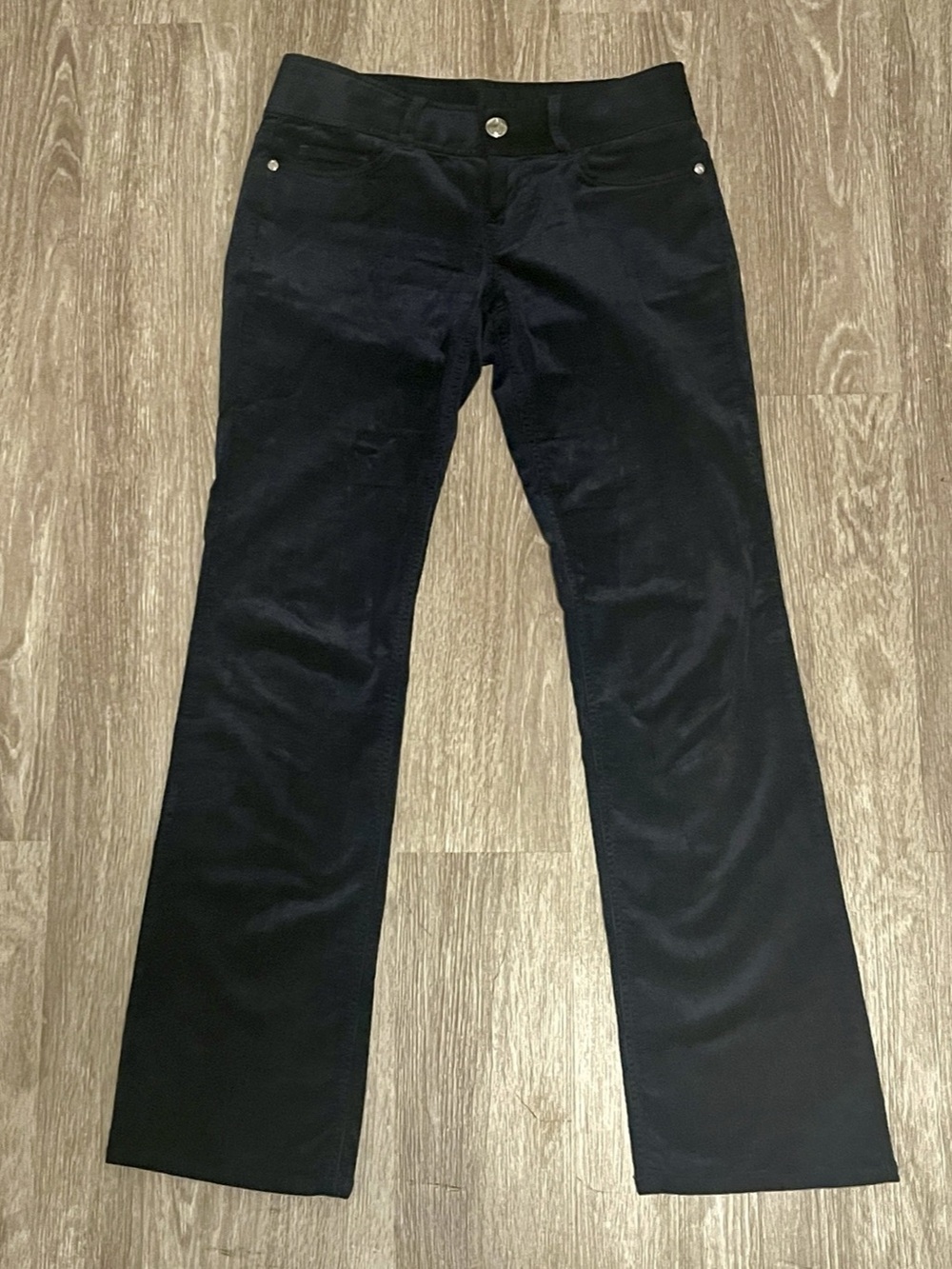 Vintage Guess Low Rise Jeans Dark Blue Corduroy Bootcut Pants